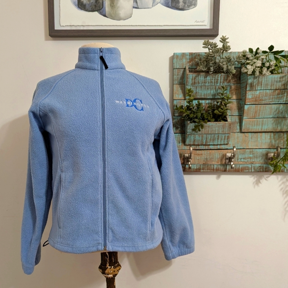 AMTAC Light Blue "Washington DC" Heavy Weight Fleece Jacket